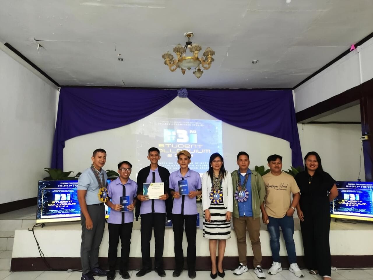 Award ceremony at the BSIT 3rd Student Colloquium 2024