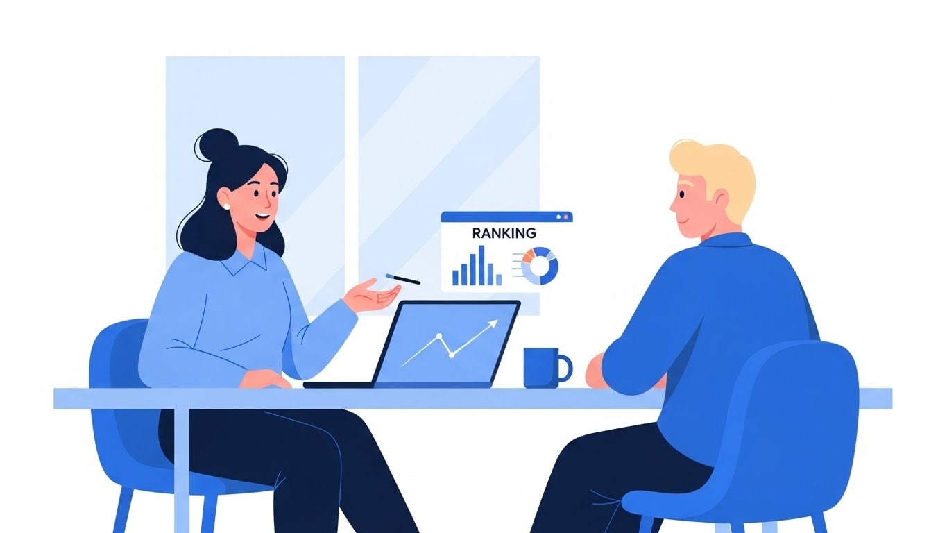 A Filipino SEO specialist helping a client learn how to rank website of their business, used as a cover image for an article written by John Berlin Leonor of RuralNative.